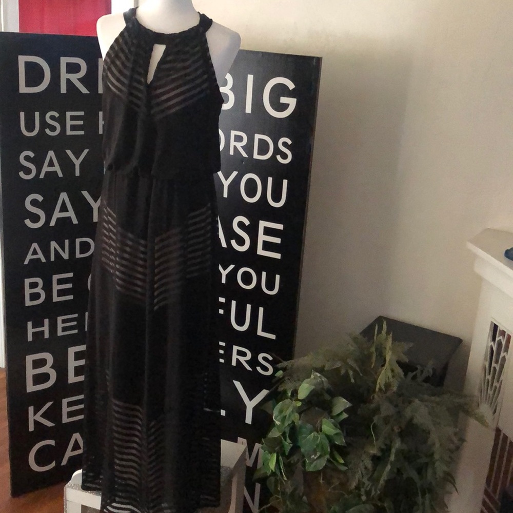 London Times , black maxi